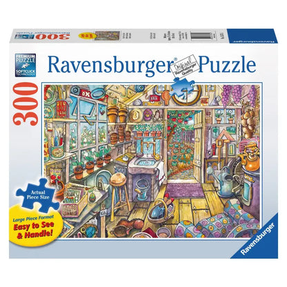 Ravensburger 13574 - Gemütlicher Geräteschuppen 300 Teile - 1