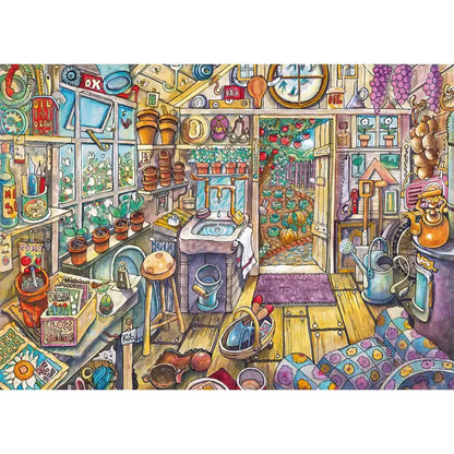 Ravensburger 13574 - Gemütlicher Geräteschuppen 300 Teile - 2