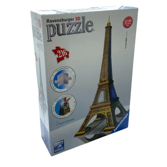 Ravensburger 3D Puzzle 125562 - Paris Eiffelturm 216 Teile - 1