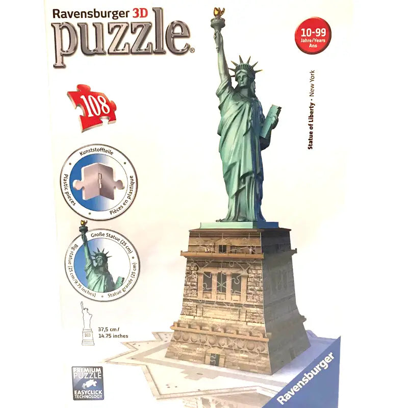 Ravensburger 3D Puzzle 12584 - Die Freiheitsstatue USA 108 - 1