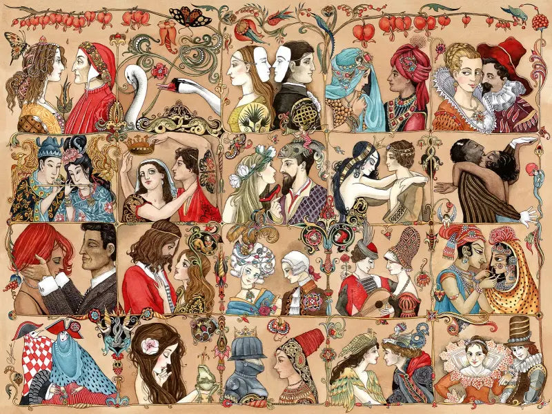 Ravensburger Herz Puzzle Love Through The Ages - 1