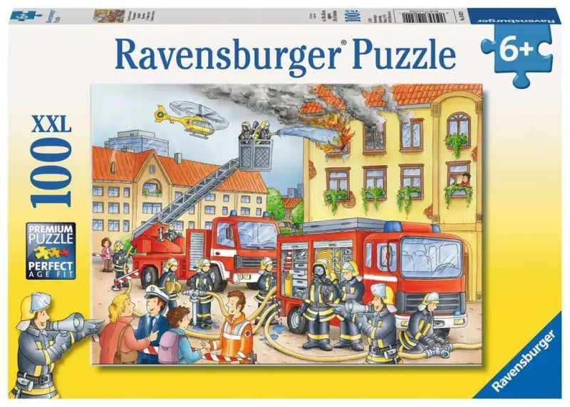 Ravensburger Kinderpuzzle Feuerwehr 100 Teile XXL - TradingToys.de 1