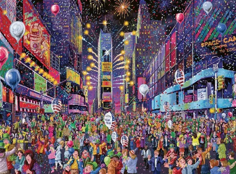 Ravensburger New Years in Times Square Puzzle - 2
