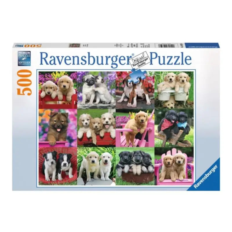 Ravensburger Puppy Pals Puzzle 500 Teile weiß - 1