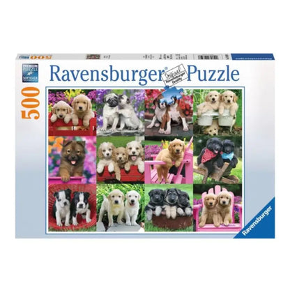 Ravensburger Puppy Pals Puzzle 500 Teile weiß - 1