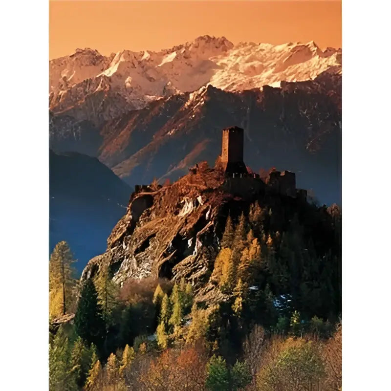 Ravensburger Puzzle 14469 Italien Castello Graines Aostatal 500 Teile - 1