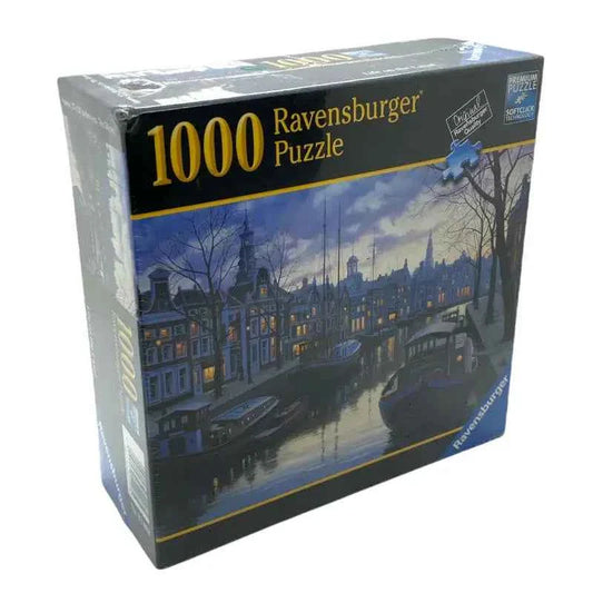 Ravensburger Puzzle Life on the Canal 1000 Teile - 1