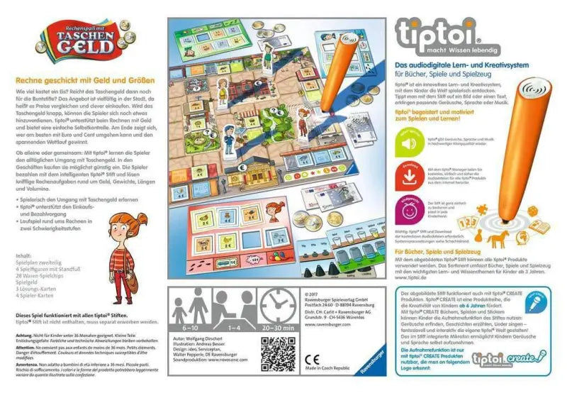 Ravensburger tiptoi 00779 Rechenspaß mit Taschengeld kaufen – Lernspiel ab 6 - 2