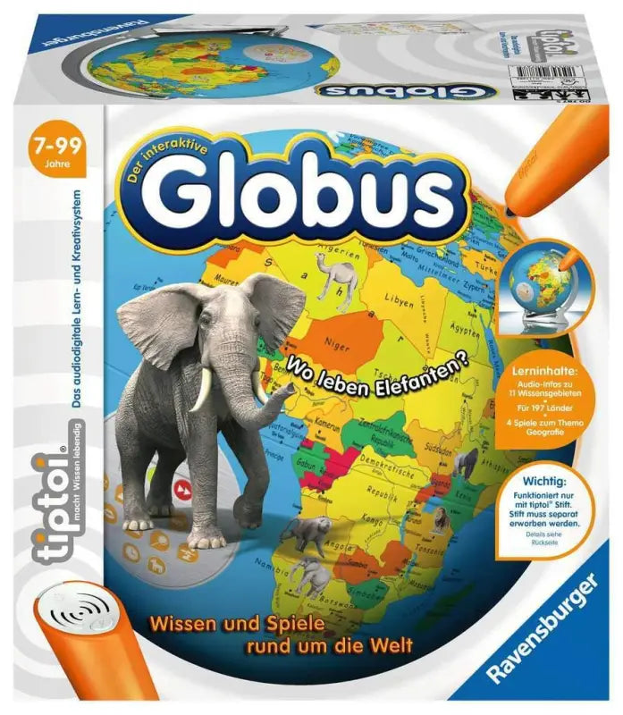Ravensburger tiptoi Interaktiver Globus 3D Puzzle - 1