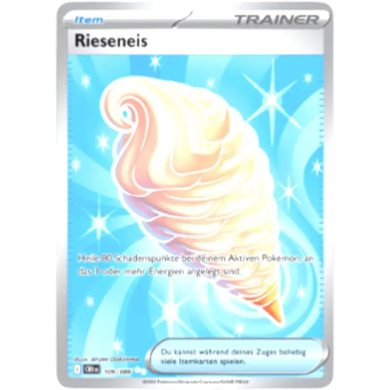 Rieseneis CRI DE 109/086 Pokémon Wachsendes Chaos kaufen – TradingToys.de - 1