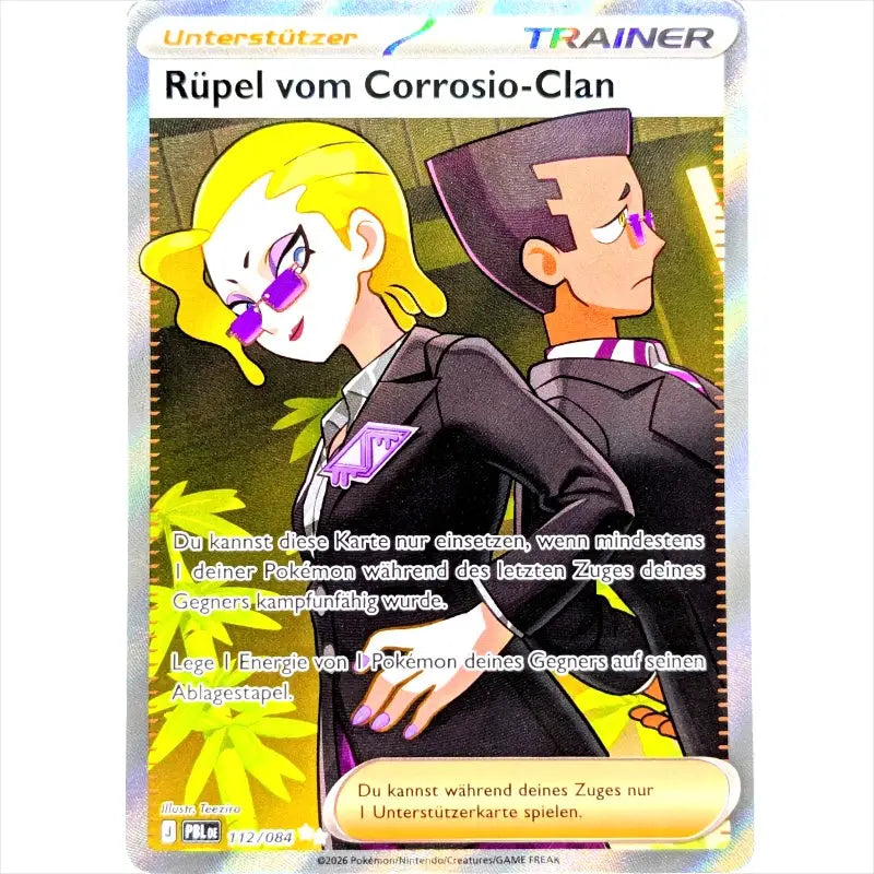 Rüpel vom Corrosio-Clan PBL DE 112/084 Pokémon Dunkelnacht kaufen - 1