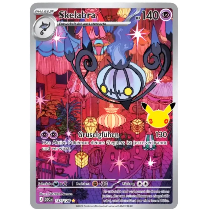 Skelabra J 30CDE 137/128 | Pokémon 30 Jahre Sammelkarte - 1