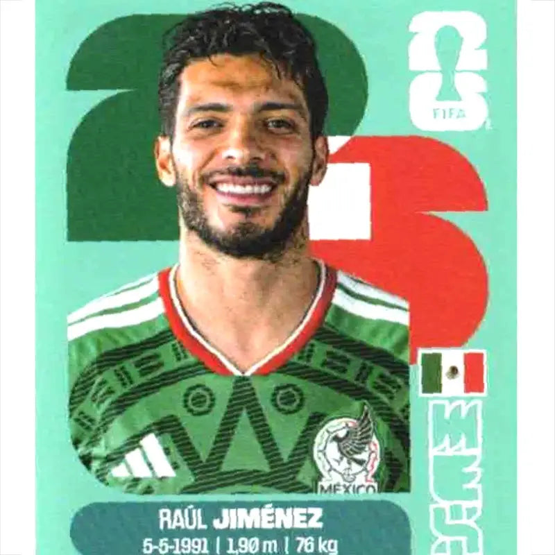 Panini Sticker MEX 17 Raúl Jiménez Mexiko FIFA WM 2026 kaufen - 1