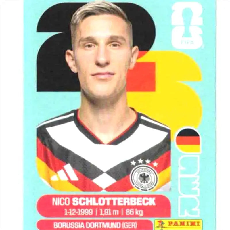 Nico Schlotterbeck Panini Sticker WM 2026 – GER 5 Nr. 333 kaufen - 1