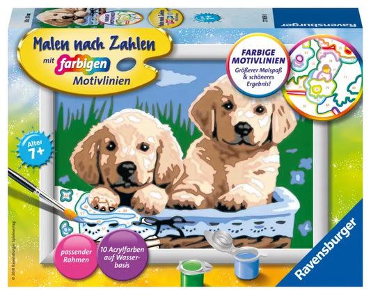 Spielzeug online kaufen Hundewelpen Malset - 1