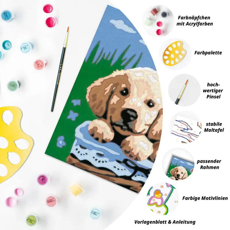 Spielzeug online kaufen Hundewelpen Malset - 5