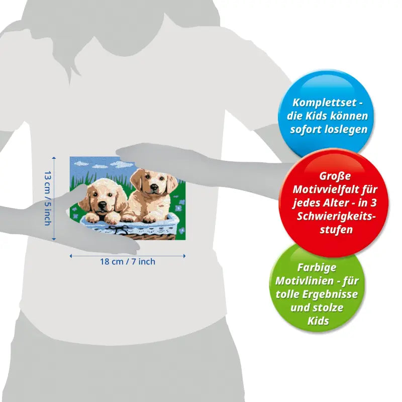 Spielzeug online kaufen Hundewelpen Malset - 6