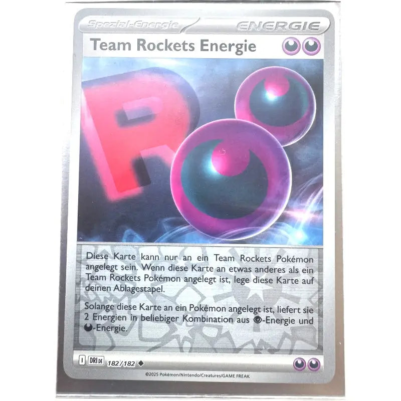 Team Rockets Energie DRI DE 182/182 - Ewige Rivalen - Pokemon Karte kaufen - 1