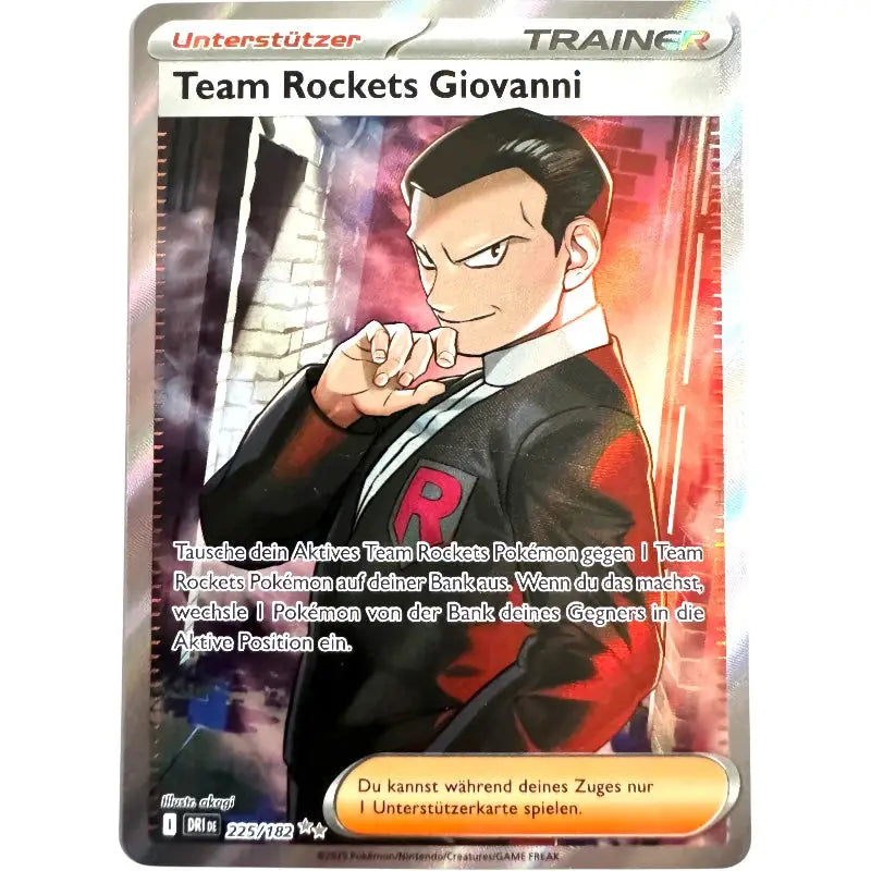 Team Rockets Giovanni 225/182 - Ewige Rivalen - Pokemon Karte - 1