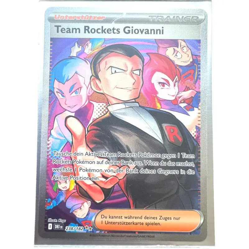 Team Rockets Giovanni 238/182 Ewige Rivalen Pokemon Karte 1
