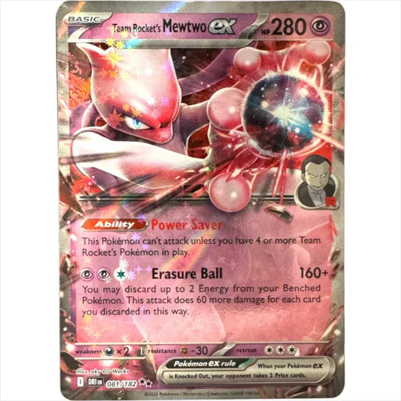 Team Rocket’s Mewtwo ex DRI EN 081/182 Pokémon Destined Rivals kaufen - 1