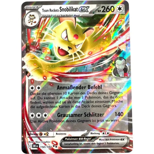 Team Rockets Snobilikat Ex 150/182 - Ewige Rivalen - Pokemon Karte kaufen - 1
