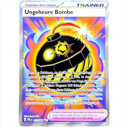Ungeheure Bombe PBL DE 113/084 Pokémon Dunkelnacht kaufen – SIR - 1