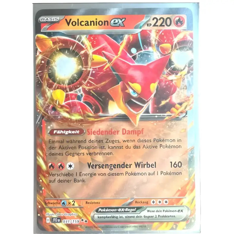 Volcanion ex 031/159 - Reisegefährten - Pokemon Karten - TradingToys - 1