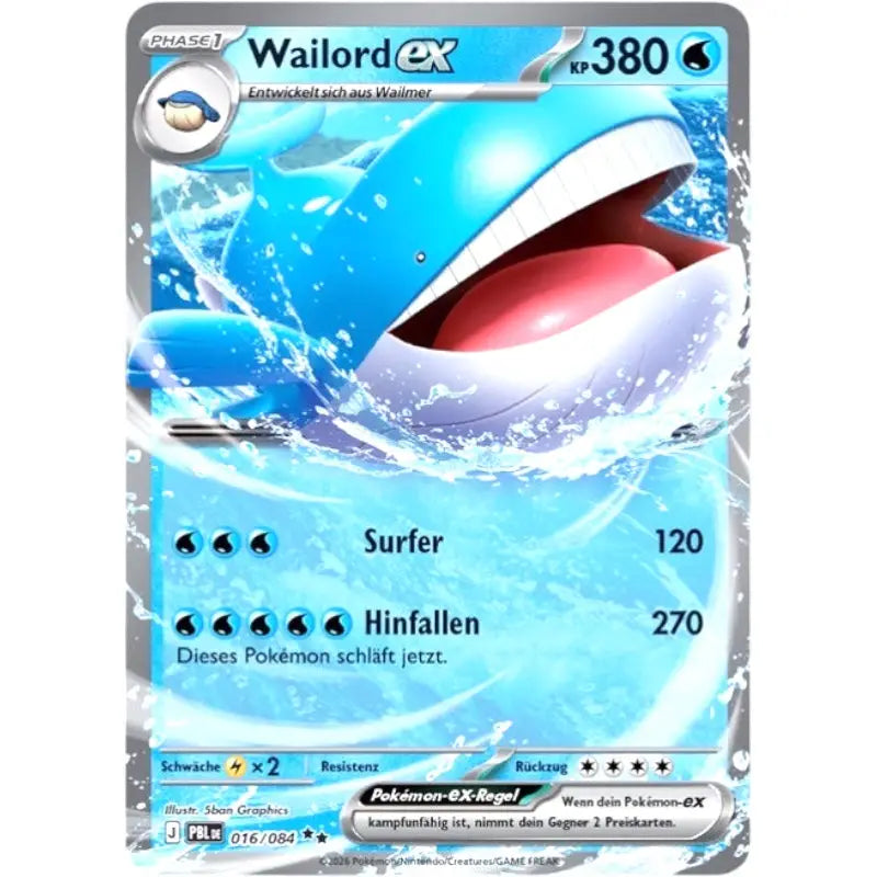 Wailord ex PBL DE 016/084 Dunkelnacht Pokémon kaufen - 1