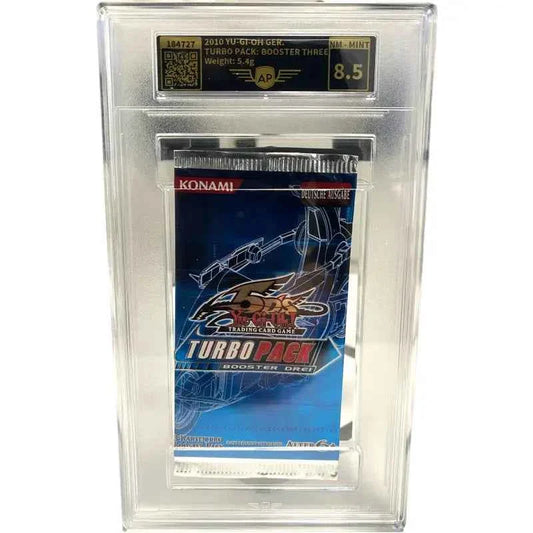 Yu Gi Oh Turbo Pack 3 gegradet 8.5 Mint 2010 - 1